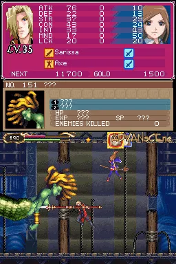 Castlevania: Portrait of Ruin screenshot