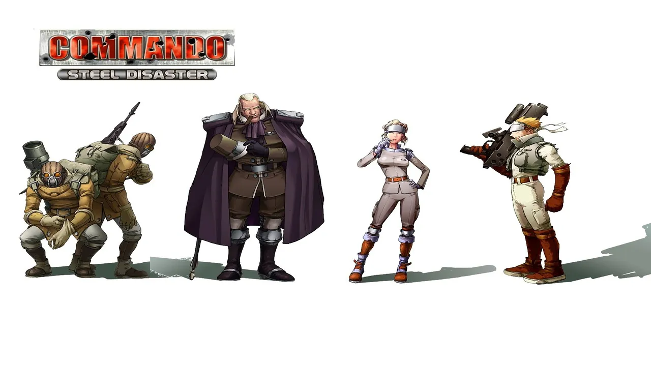 Backdrop artwork for Commando: Steel Disaster