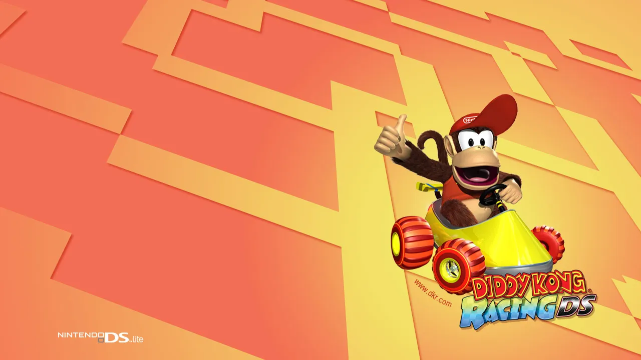 Backdrop artwork for Diddy Kong Racing DS