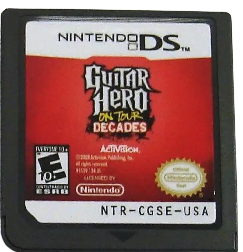 Guitar Hero: On Tour: Decades cart