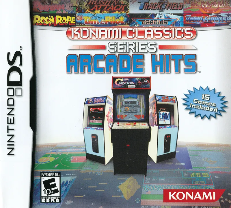 Konami Classics Series: Arcade Hits cover art for Nintendo DS