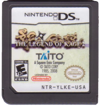 The Legend of Kage 2 cart