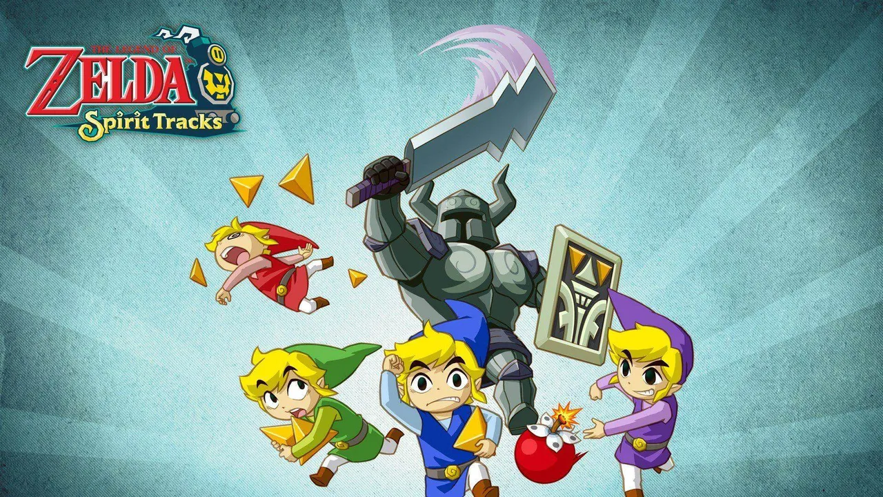 Backdrop artwork for The Legend of Zelda: Spirit Tracks
