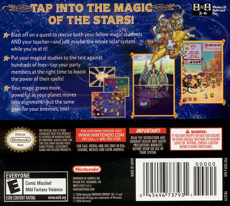 Magical Starsign box back
