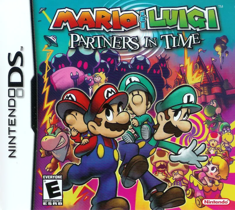 Mario & Luigi: Partners in Time box art