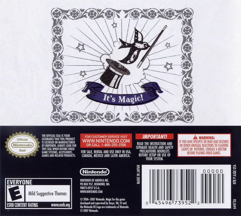 Master of Illusion box back