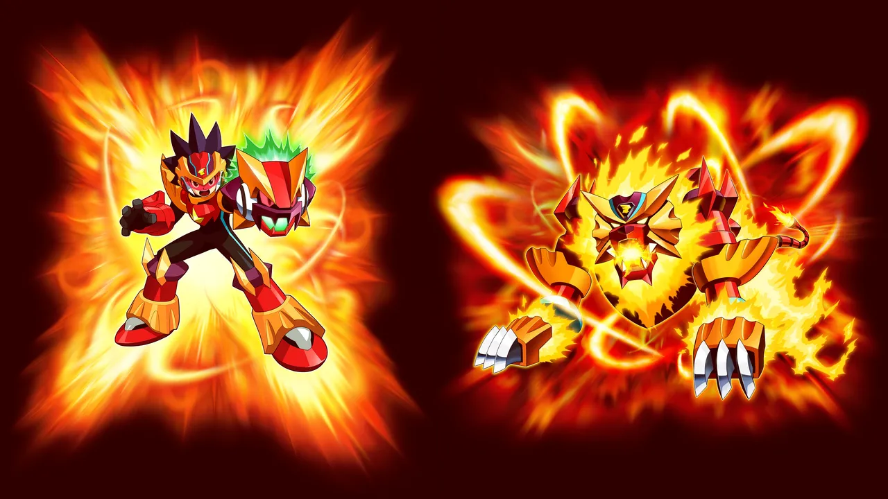 Backdrop artwork for Mega Man Star Force: Leo