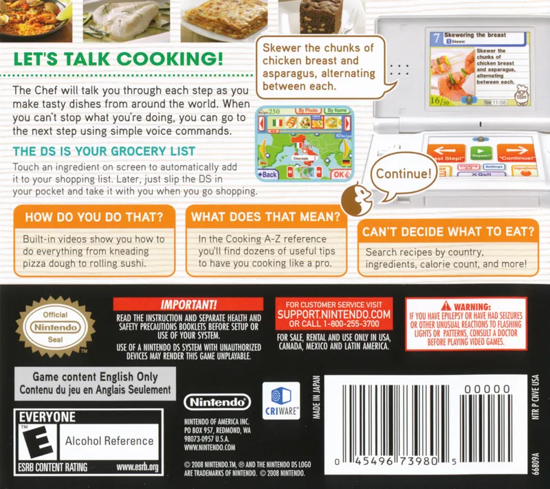 Personal Trainer: Cooking box back