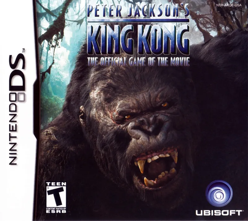 Peter Jackson's King Kong: The Official Game of the Movie cover art for Nintendo DS