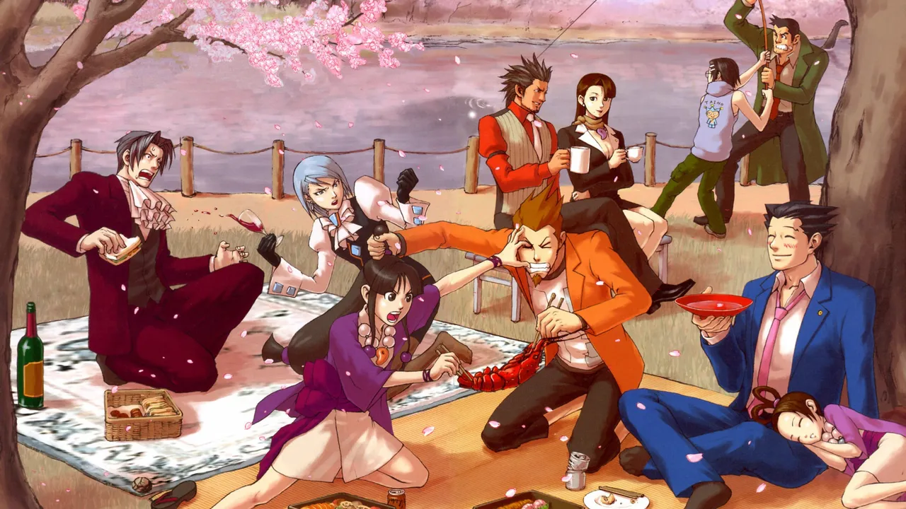 Backdrop artwork for Phoenix Wright: Ace Attorney