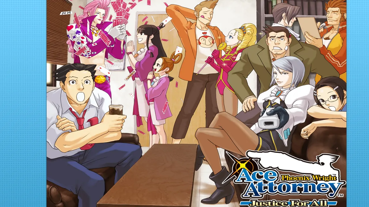 Backdrop artwork for Phoenix Wright: Ace Attorney: Justice for All