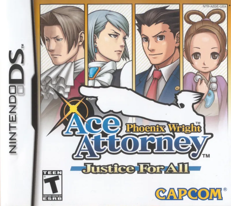Phoenix Wright: Ace Attorney: Justice for All box art