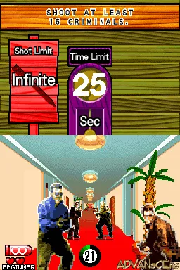 Backdrop artwork for Point Blank DS