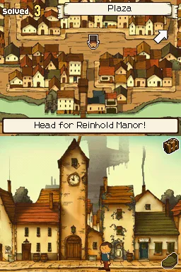 Professor Layton and the Curious Village screenshot