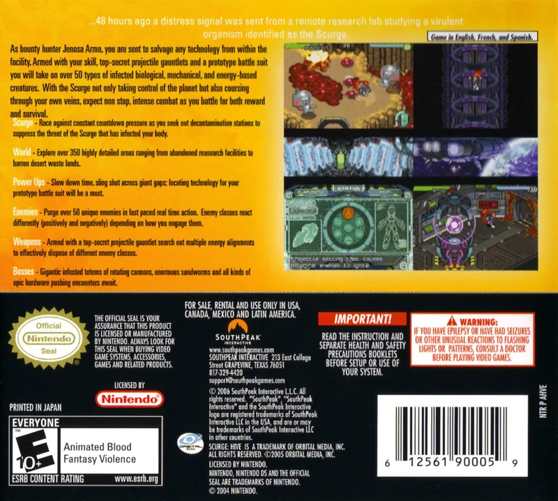 Scurge: Hive box back