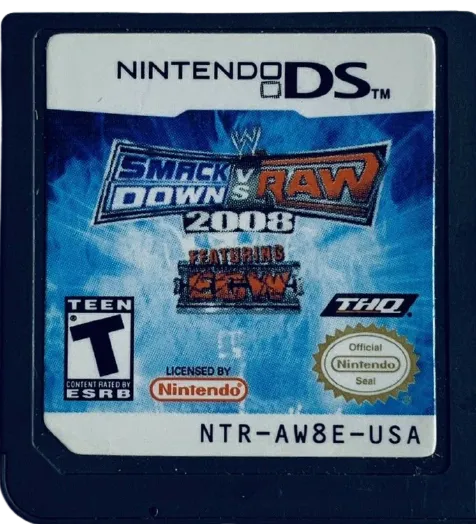 WWE SmackDown vs. Raw 2008 cart