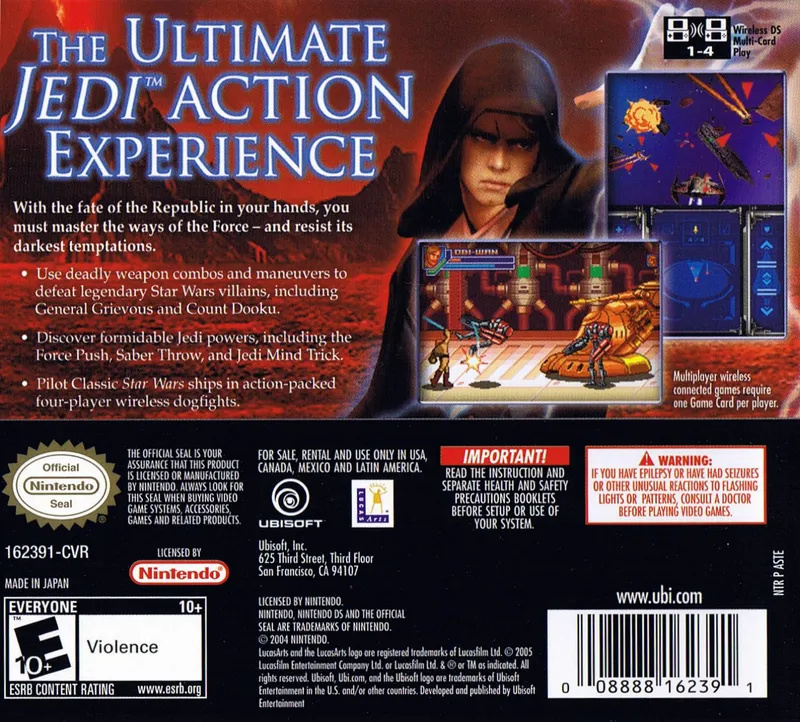 Star Wars: Episode III: Revenge of the Sith box back