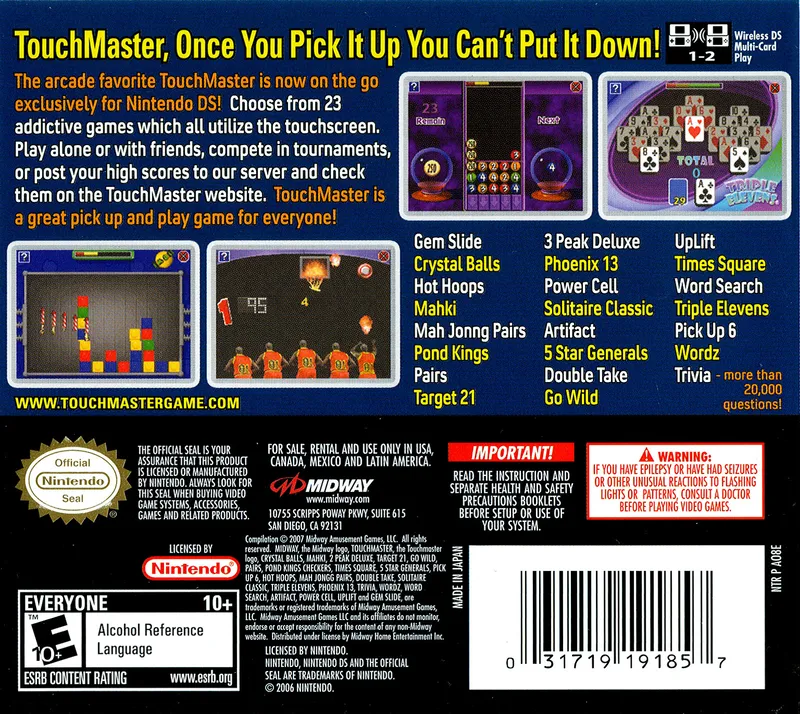 TouchMaster box back