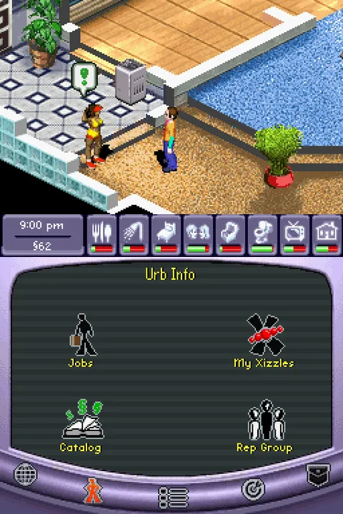 Backdrop artwork for The Urbz: Sims in the City