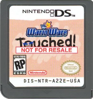 WarioWare: Touched! cart