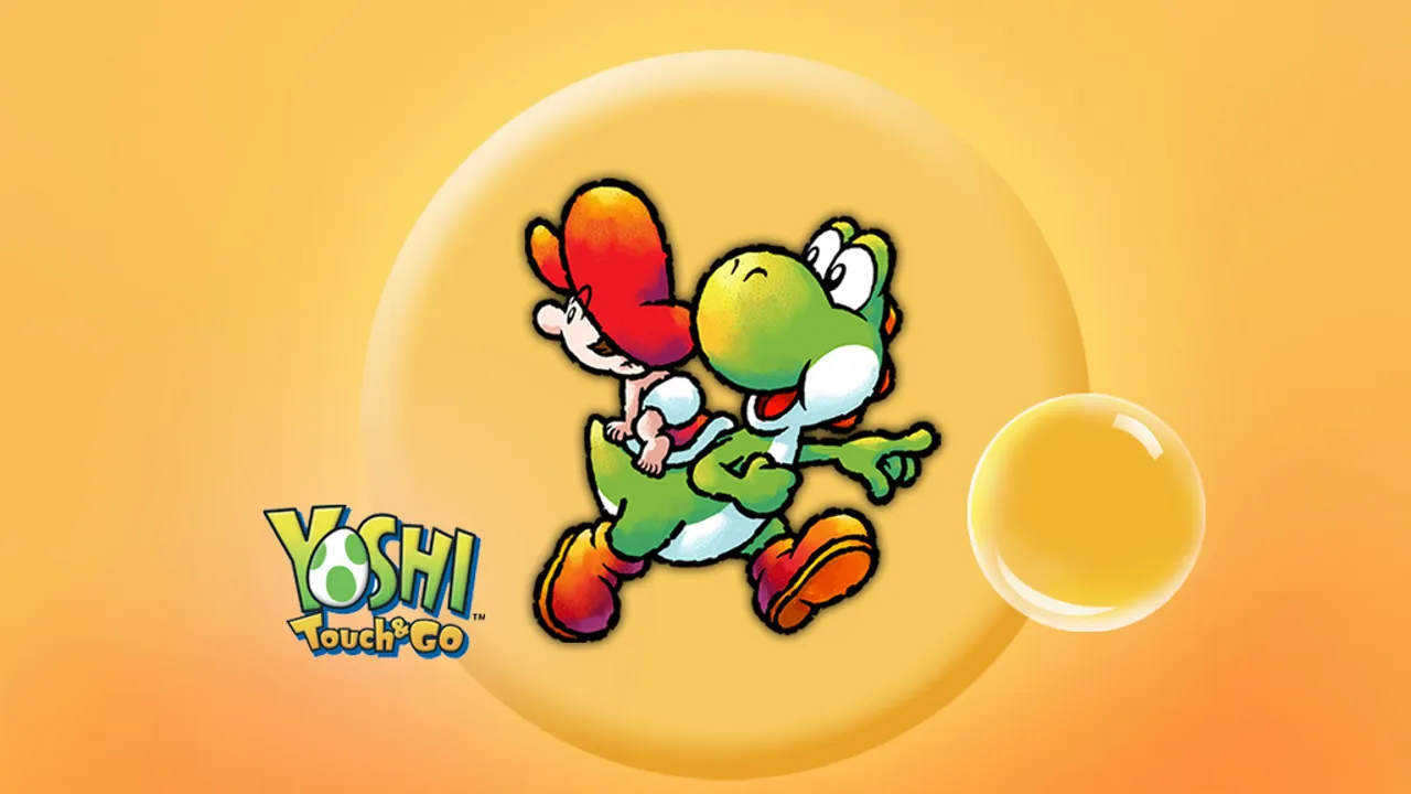 Backdrop artwork for Yoshi Touch & Go