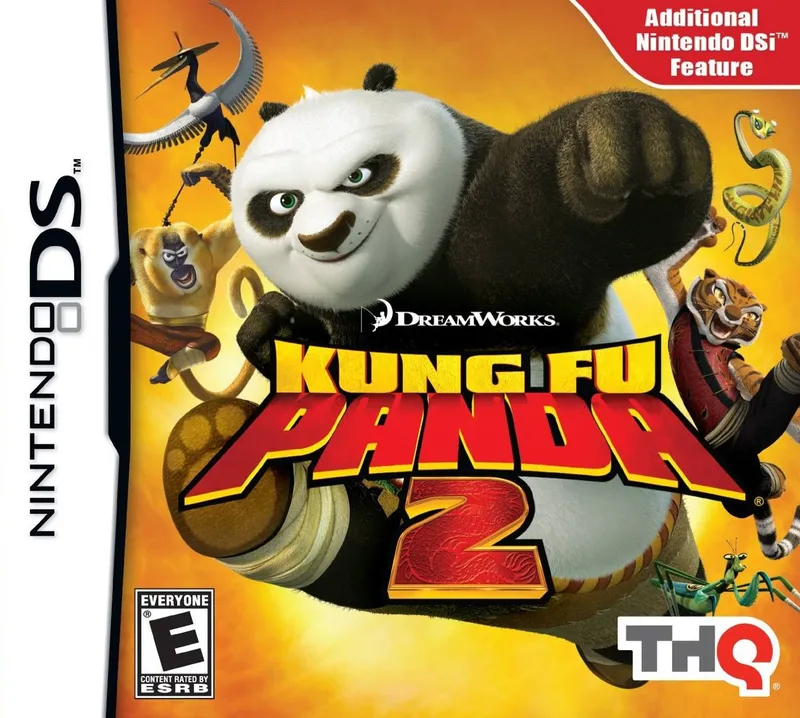 Kung Fu Panda 2 cover art for Nintendo DS