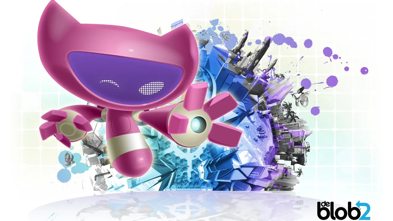 Backdrop artwork for de Blob 2