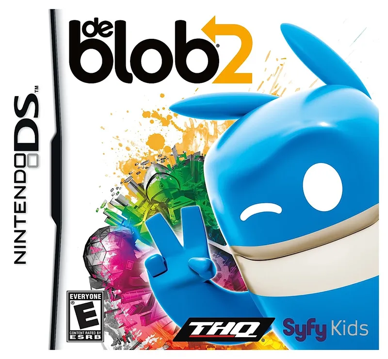 de Blob 2 cover art for Nintendo DS