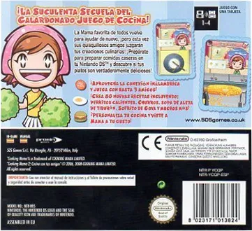 Cooking Mama 2: Dinner with Friends box back