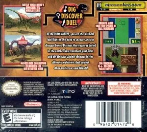 Dino Master: Dig, Discover, Duel box back