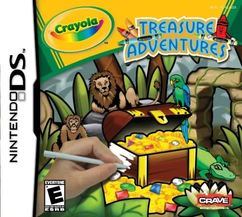 Crayola Treasure Adventures cover art for Nintendo DS