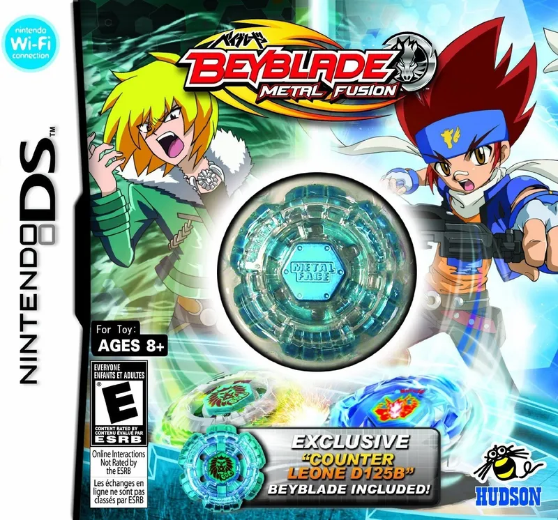 Beyblade: Metal Fusion cover art for Nintendo DS