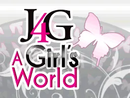 J4G - A Girl's World title screen