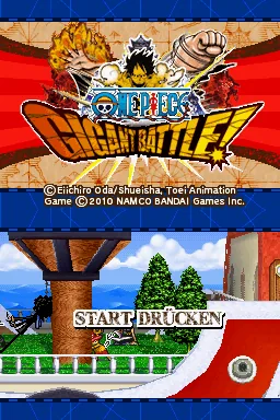 One Piece - Gigant Battle! title screen