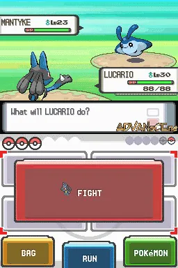 Pokemon - Diamond Version + Pokemon - Pearl Version screenshot