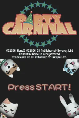 Party Carnival title screen