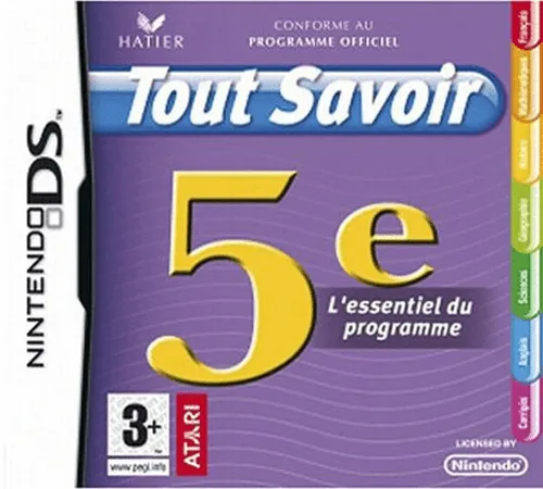 Backdrop artwork for Tout Savoir 5e - L'Essentiel du Programme