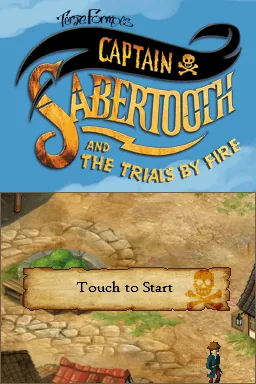 Captain Sabertooth and the Trials by Fire title screen