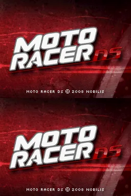 Moto Racer DS title screen