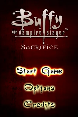 Buffy the Vampire Slayer - Sacrifice title screen