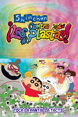 Crayon Shin-chan - Arashi o Yobu Nendororoon Daihenshin! title screen