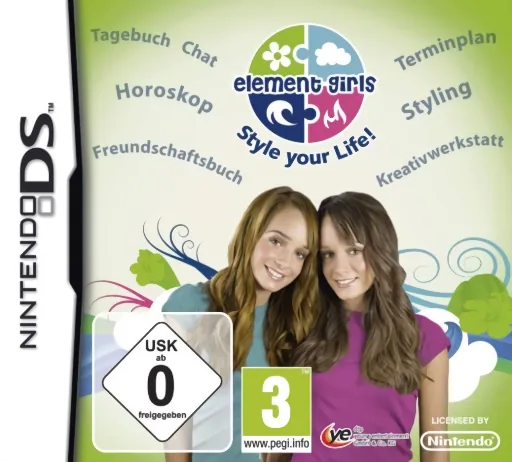 Backdrop artwork for Element Girls - Style Your Life!