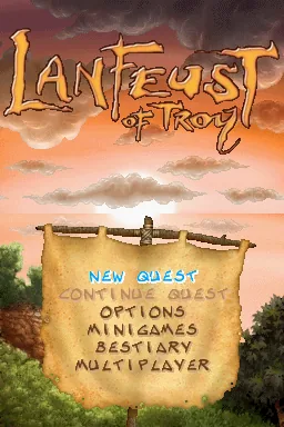 Lanfeust of Troy title screen