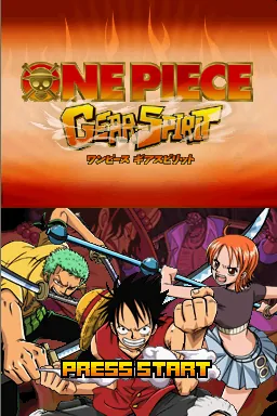 One Piece - Gear Spirit title screen