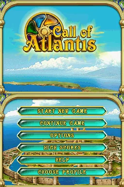 Call of Atlantis title screen