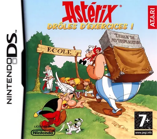 Backdrop artwork for Asterix - Brain Trainer
