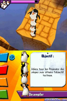 Penguins of Madagascar, The - Dr. Blowhole Returns Again! (Europe) (En,Fr) (NDSi Enhanced) screenshot