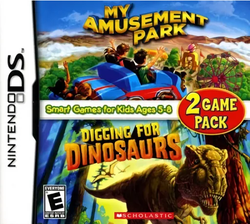 Backdrop artwork for 2 Game Pack - My Amusement Park + Digging for Dinosaurs