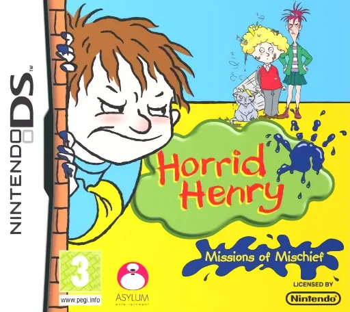 Backdrop artwork for Horrid Henry - Missions of Mischief