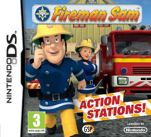 Backdrop artwork for Fireman Sam - Action Stations